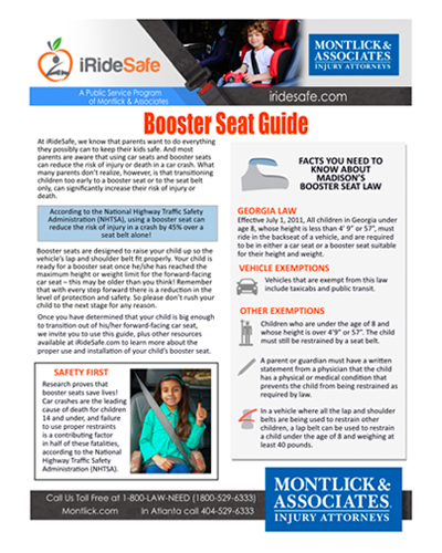 Iride Safe Georgia Booster Seat Laws Age And Height